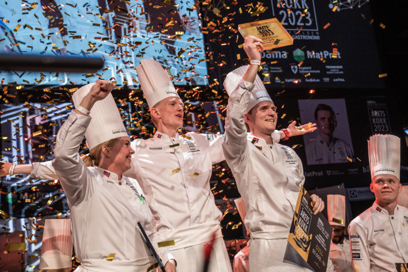 Årets kokk-vinner Håvard Werkland. Foto: Tom Haga/Stiftelsen Norsk Gastronomi