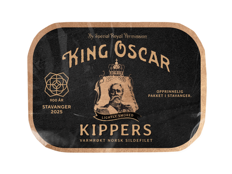 Illustrasjon av gammel hermetikkboks. 