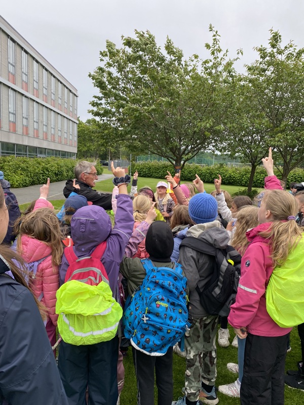 Kunnskapsløype i forbindelse med byjubileet. Barn. 