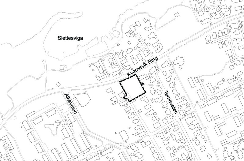 Oversiktskart med plangrense