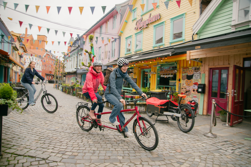 Syklister i Øvre Holmegata