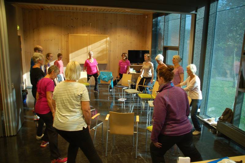 Trim for eldre på Storhaug frivillighetssentral