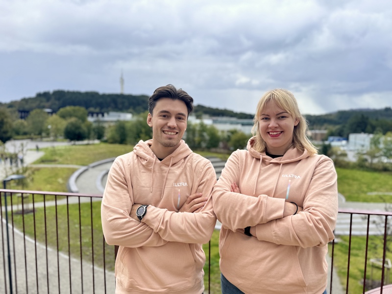 UiS Aeorspace ved Ulva Henriksen og  Daniel Varming.