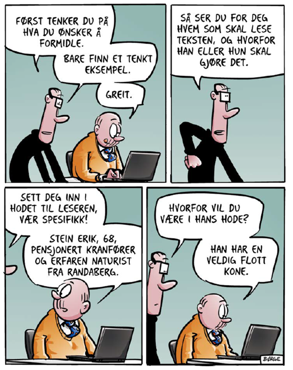 Lunch-tegneserie - forklaring kommer!