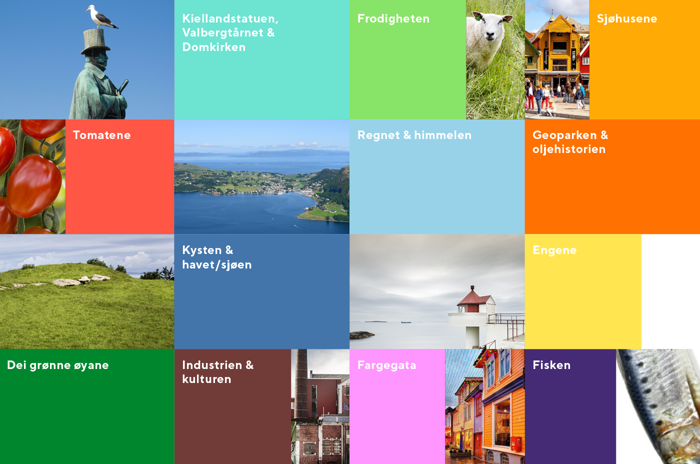 Identitetsfarger oversikt Stavanger kommune