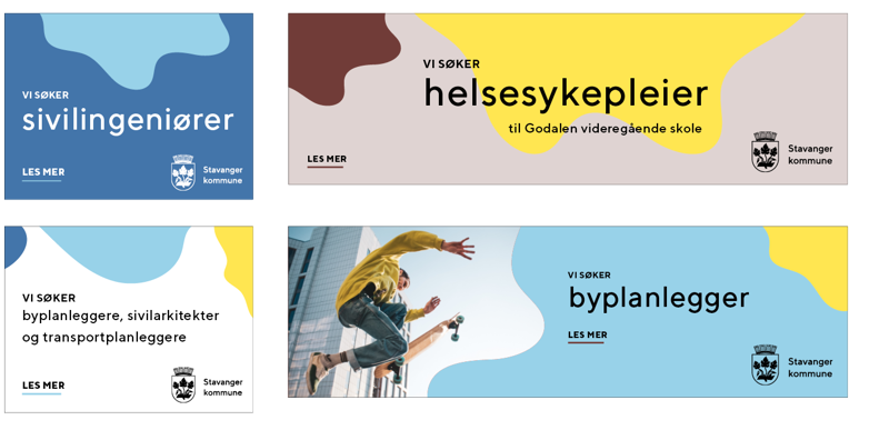 Eksempler digitale stillingsannonser - Stavanger kommune