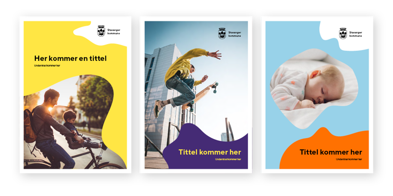Forsidemaler A4 stående med bilder - Stavanger kommune
