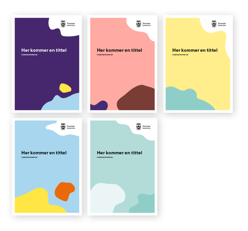 Forsidemaler A4 stående uten bilder - Stavanger kommune
