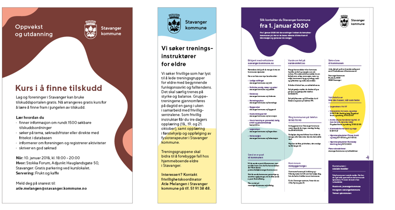 Eksempler kunngjøringsannonser - Stavanger kommune