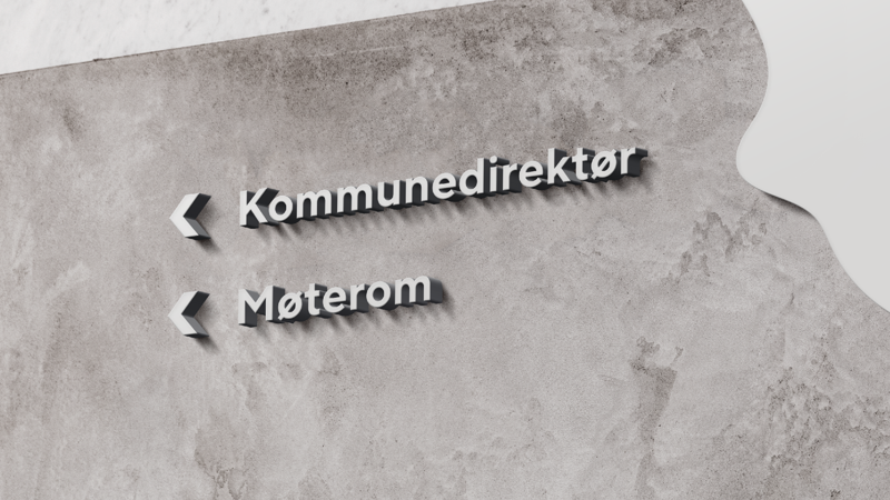 Skilting eksempel Stavanger kommune