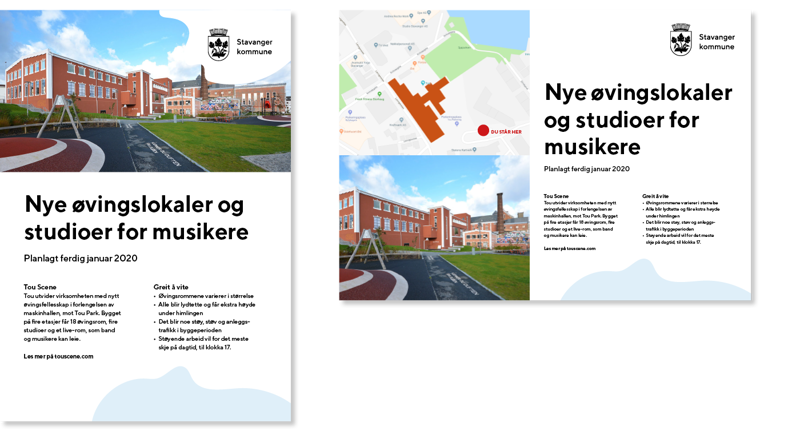 Eksempel på skiltplan - Stavanger kommune
