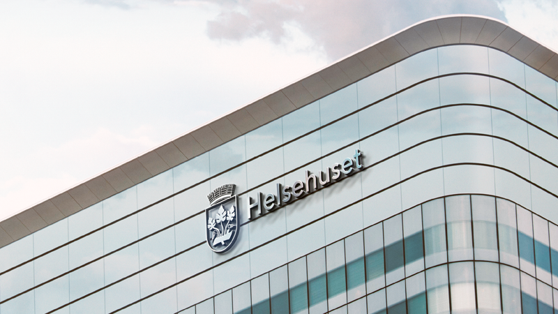 Eksempel skilting fasade Stavanger kommune