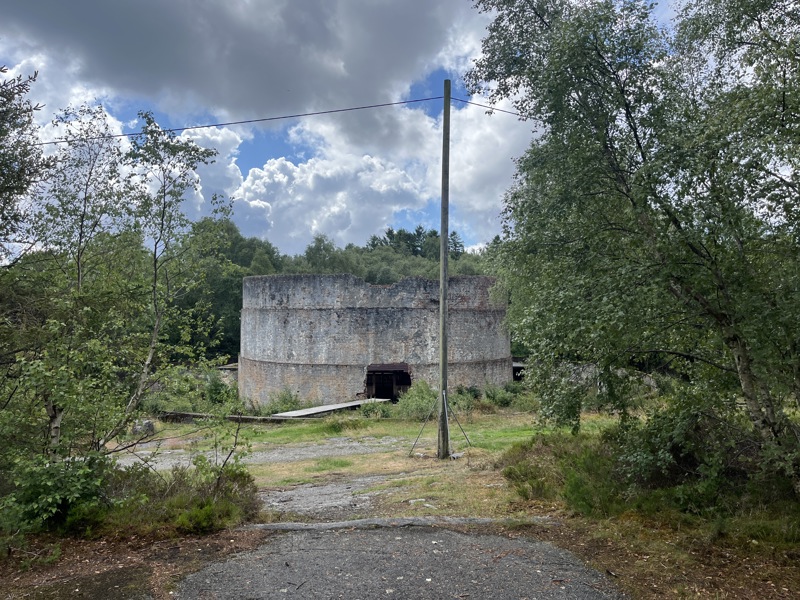 Sirkelformet teglmur