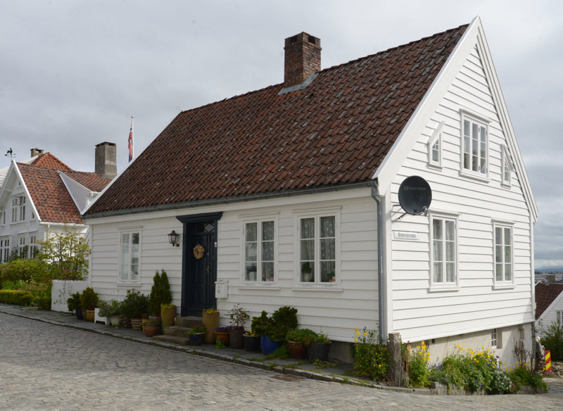 Typisk klassisistisk hus.