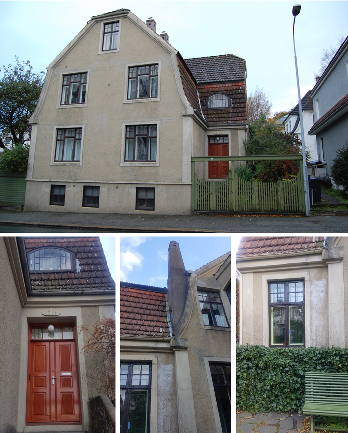 Murhus i jugendstil.