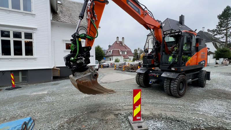 Elektrisk gravemaskin