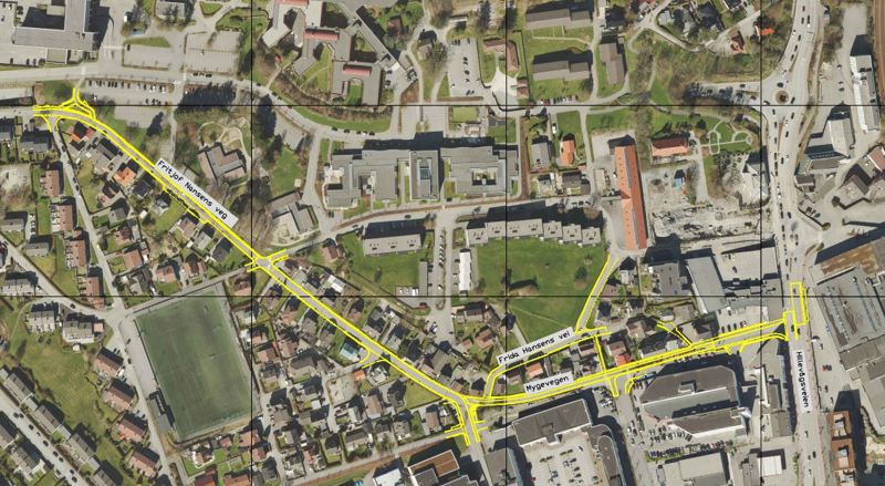 Kart over anleggsområdet