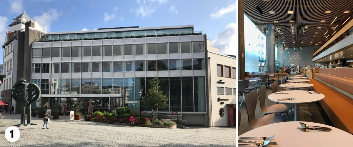 To bilder fra Ostehuset