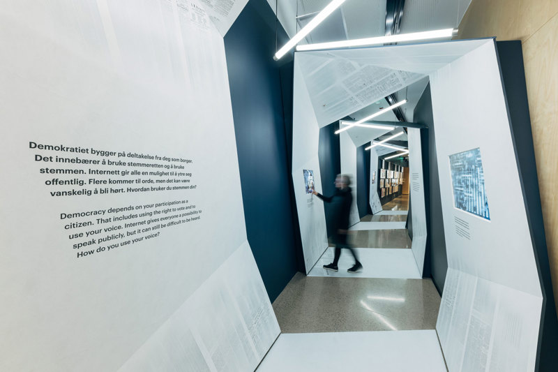 Bilde fra utstillingsdelen av IDDIS.