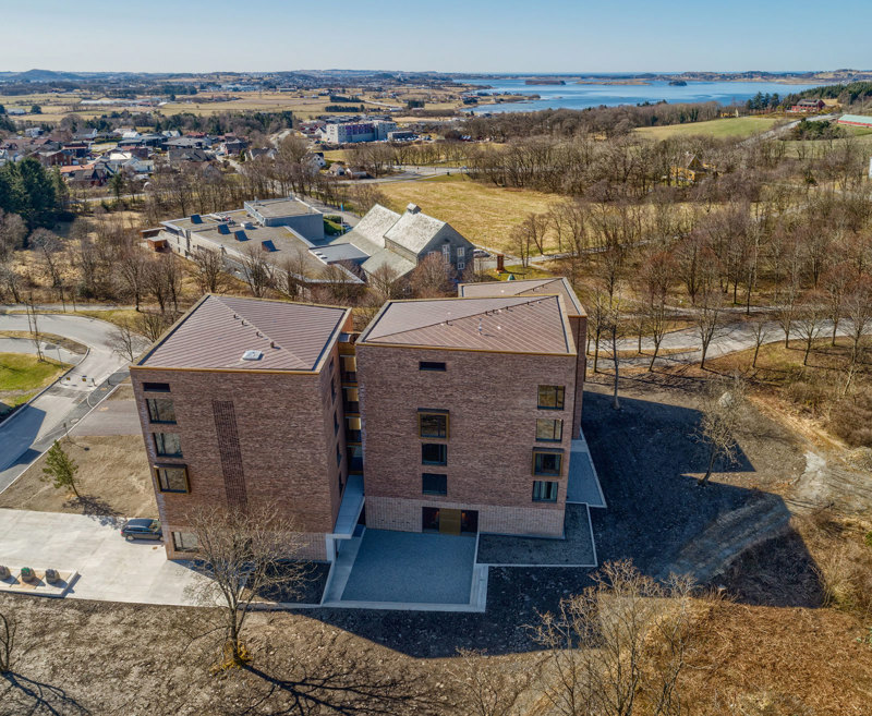 Ydalir hotell sett fra luften
