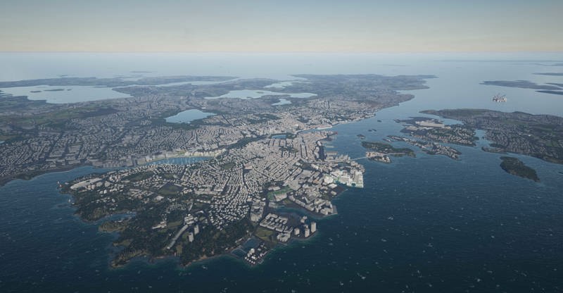 Bilde av Stavanger by i bymodellen