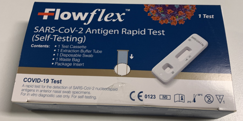 Hurtigtesten som deles ut av Stavanger kommune til elever og barnehageansatte. 