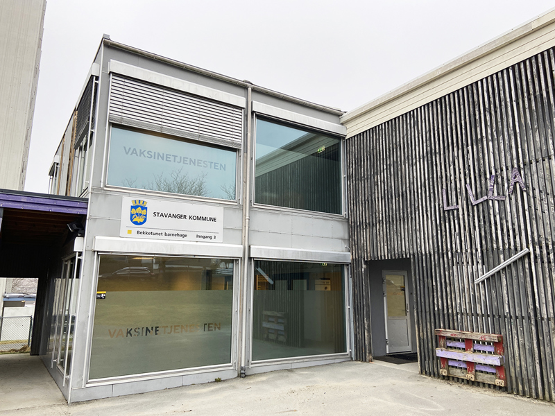 Vaksinetjenesten har nå flyttet til Bekketunet. 
