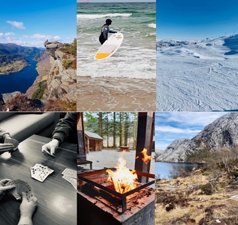 Collage fra døgnavdeling