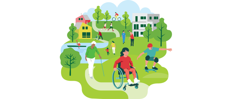 tegning av mennesker i Stavanger