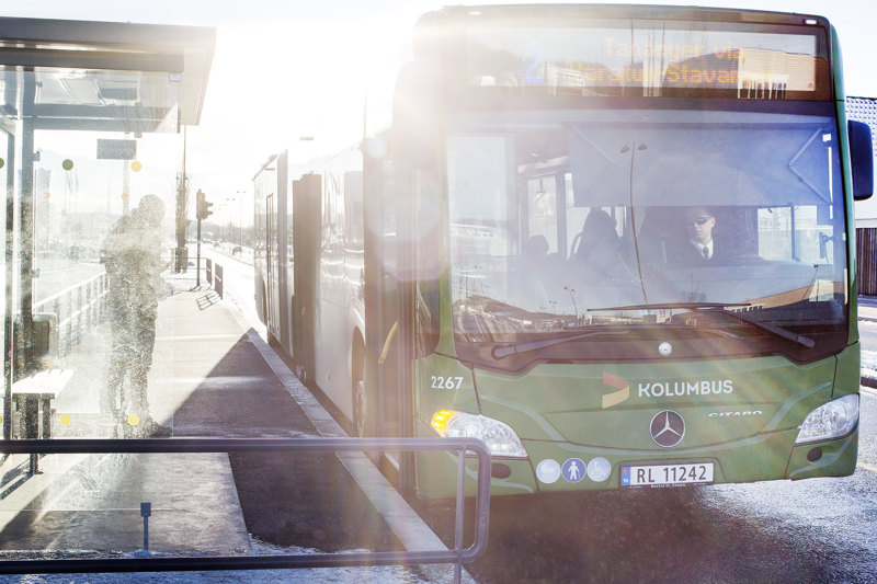 Buss i Stavanger. Foto: Kolumbus.no. 