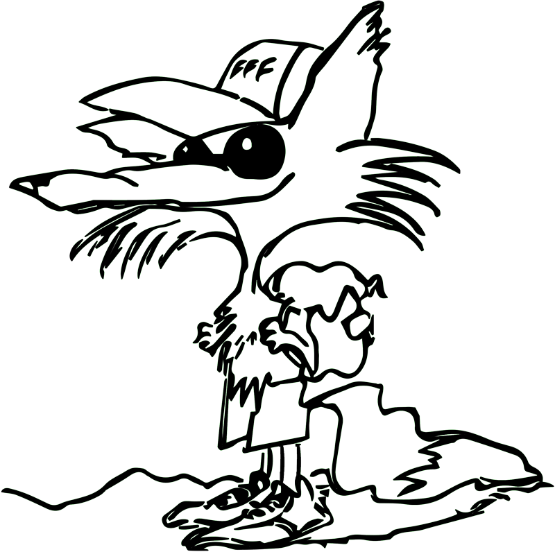 logo reven i sort hvit