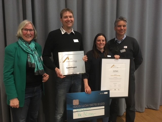 Gamlingen ble kåret til årets idrettsanlegg