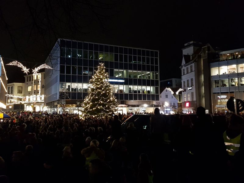 Julegran i Stavanger 2018. Foto: Thomas Bore Olsen