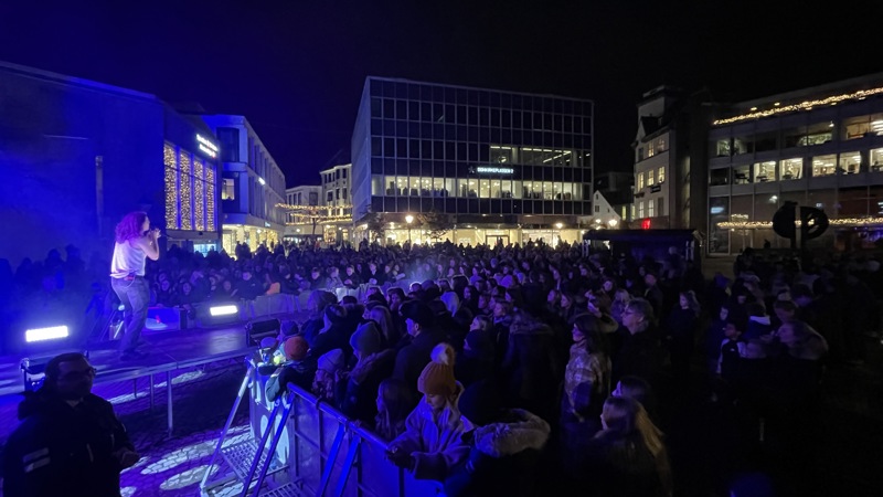 Konsert på Domkirkeplassen. 
