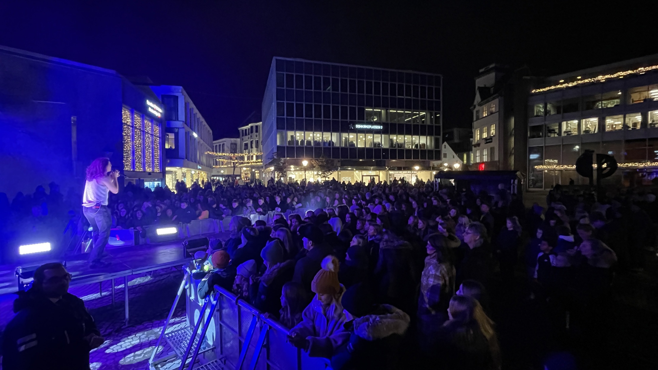 Konsert på Domkirkeplassen.
