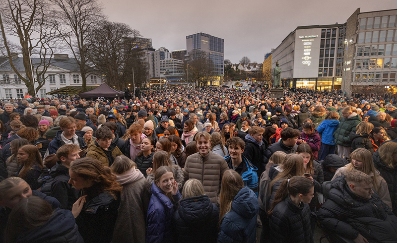 Bilde fra åpningen av Stavanger 2025. Foto: Elisabeth Tønnesen