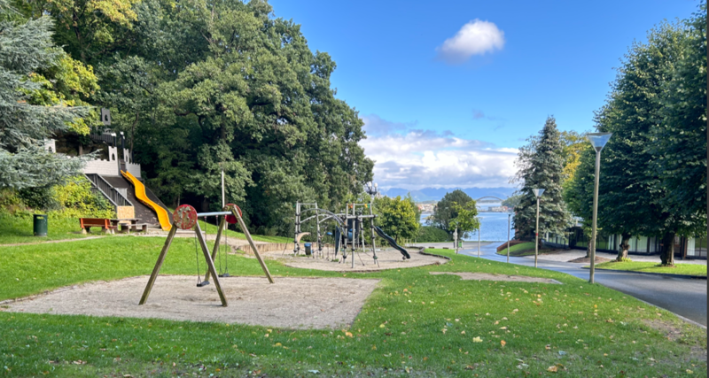 Dette er et bilde over utviklingsområde i Bjergsted  