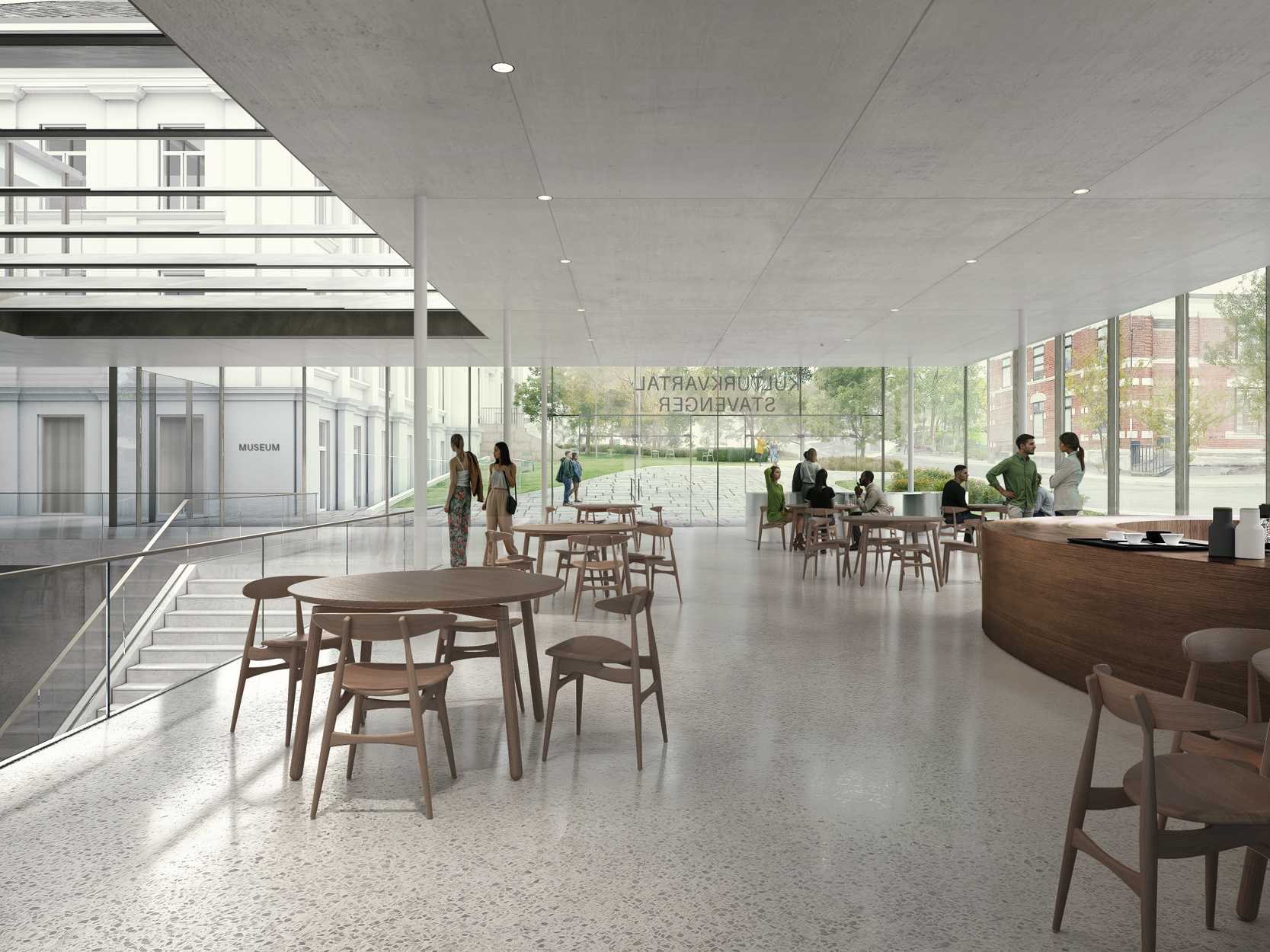 De seks arkitektteamene som ble valgt ut til å delta i konkurransen om å tegne nytt teater- og museumsbygg, har nå levert løsningsforslagene sine.