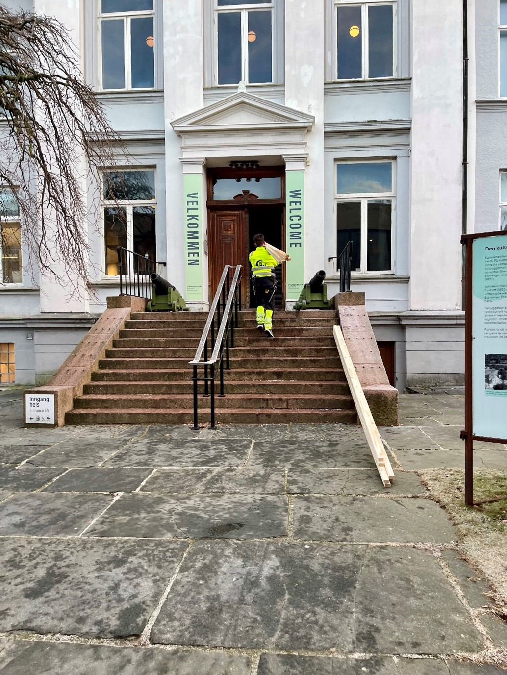 Trappen på Stavanger museum. Foto: MUST