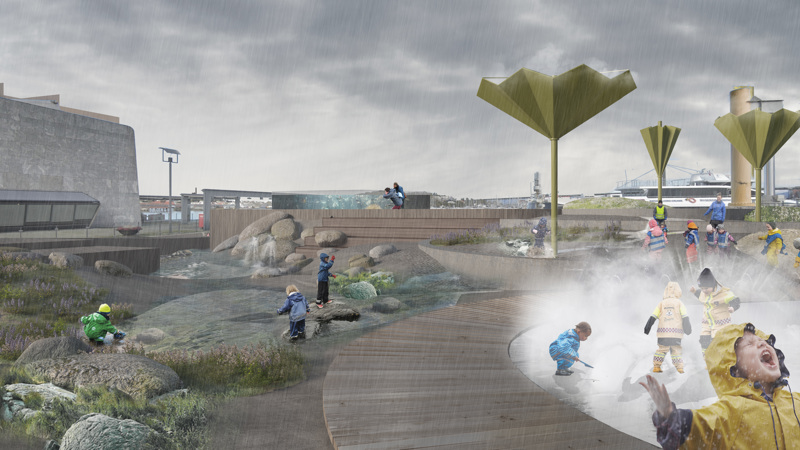 VItenparken. Illustrasjon: Mad arkitekter 