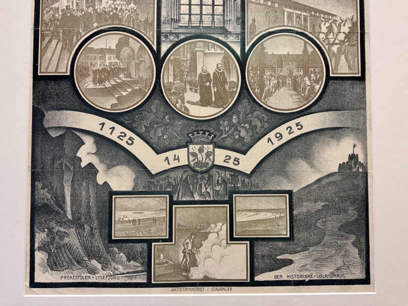 Detaljer jubileumsplakat 1925