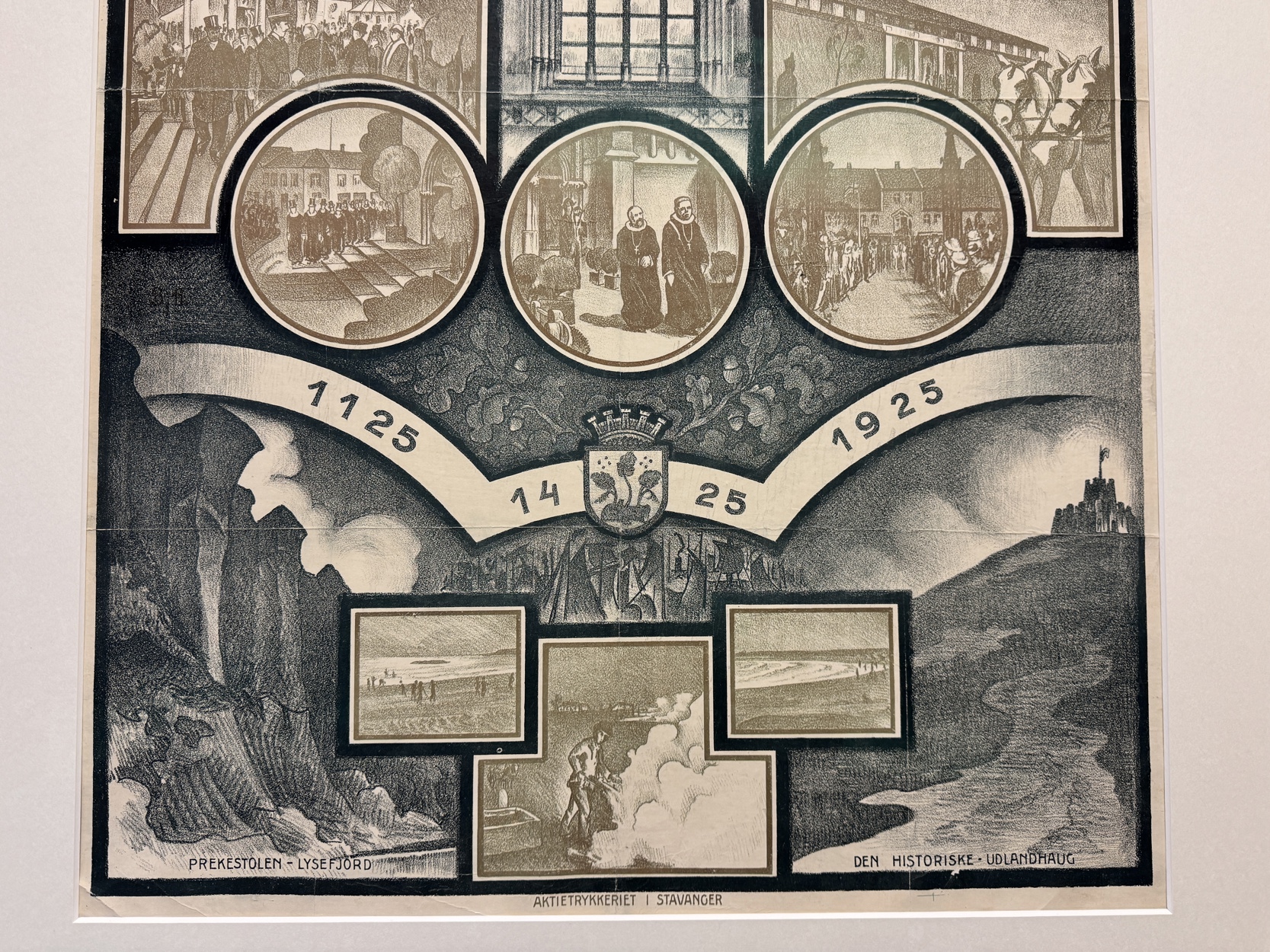 Detaljer jubileumsplakat 1925