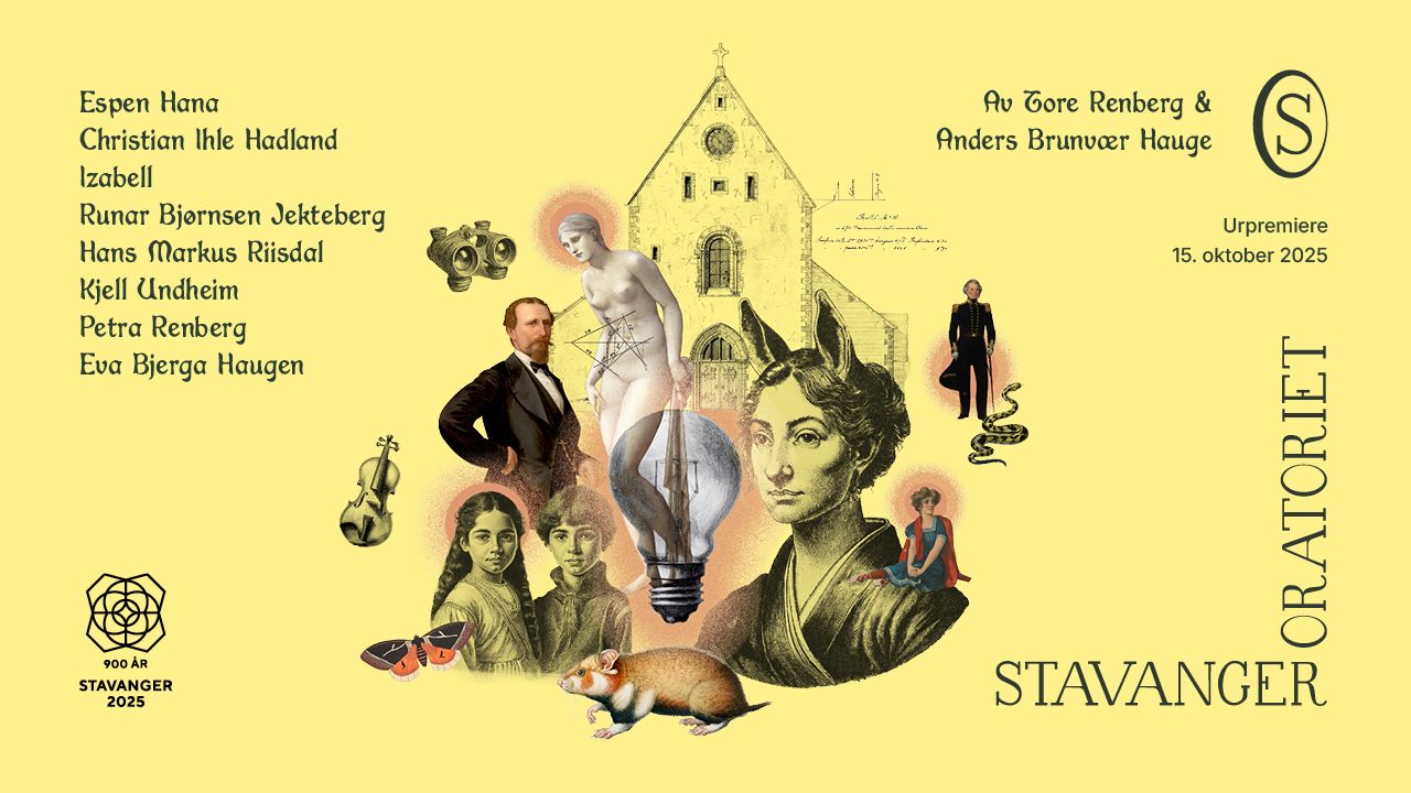 Stavangeroratoriet med Stavanger 2025-logo