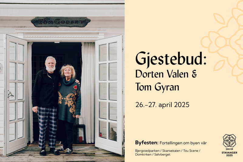 Velkommen til gjestebud hos Dorten Valen og Tom Gyran i Nedstrandsgata