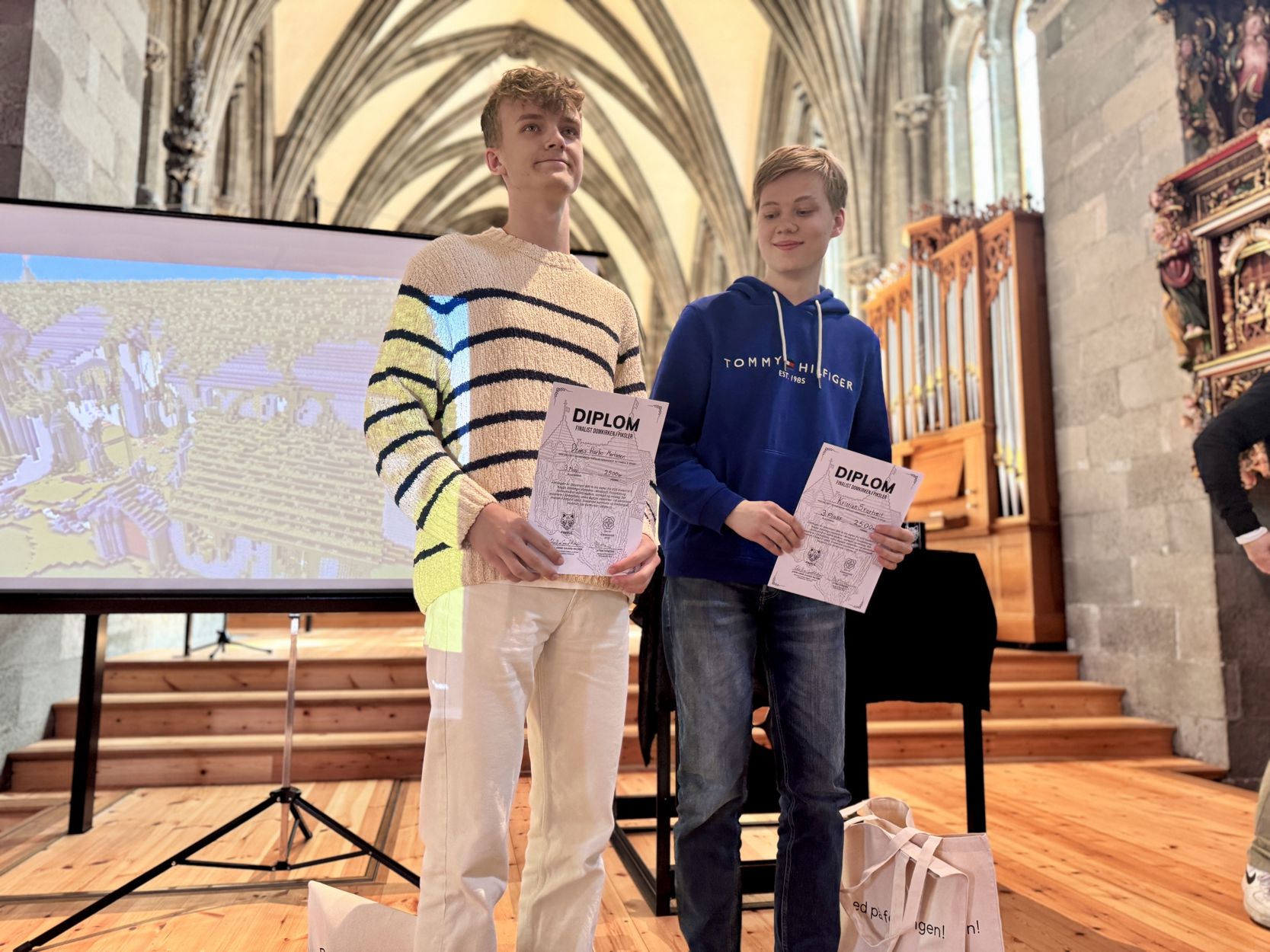 Lag 9 fra St. Olav vgs. på en flott tredjeplass.