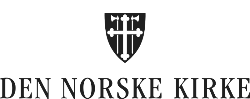 Logo til den norske kirke sort/hvit
