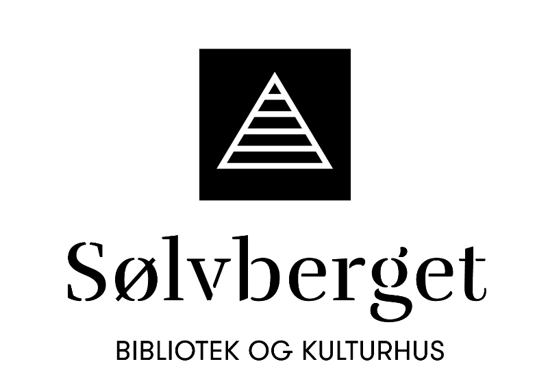 Logo til Sølvberget sort/hvit