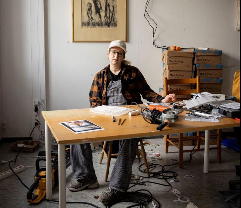 Anna Ihle på Tou atelier.