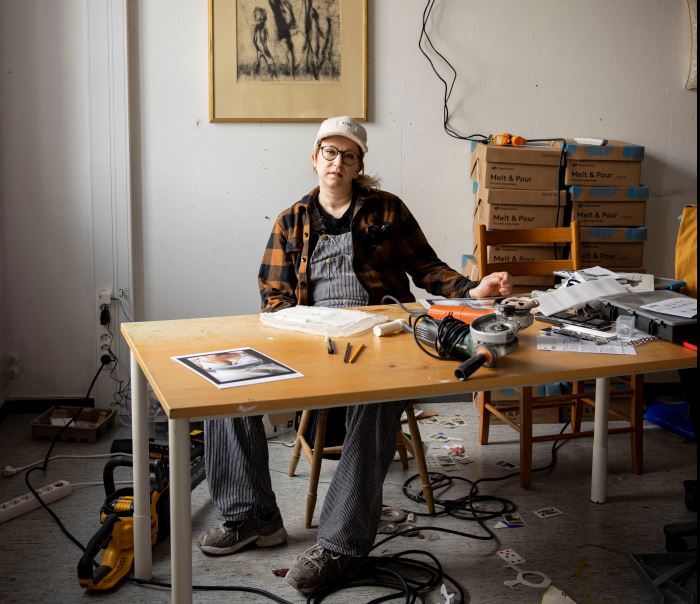 Anna Ihle på Tou atelier.