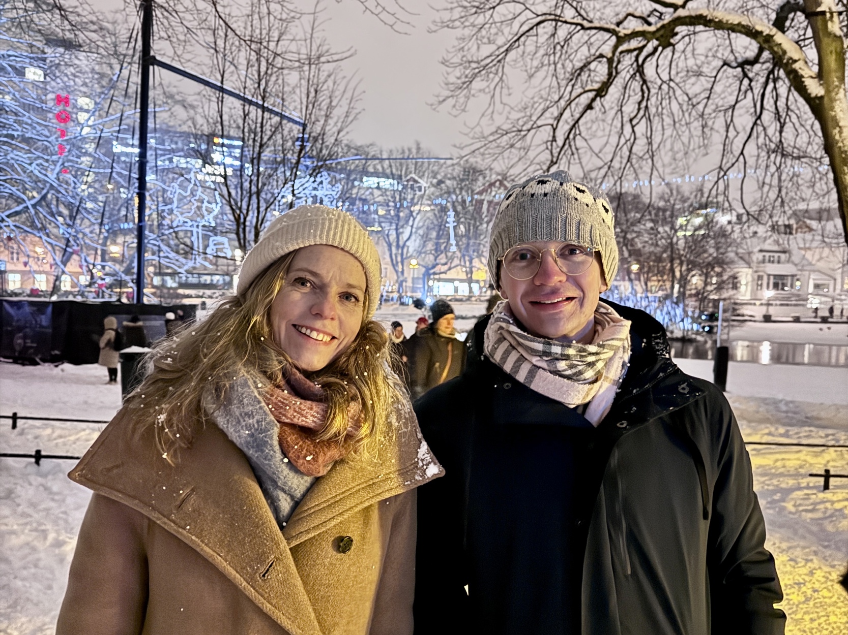 Lena Antionus og Stian Kristensen i Stavanger 2025.